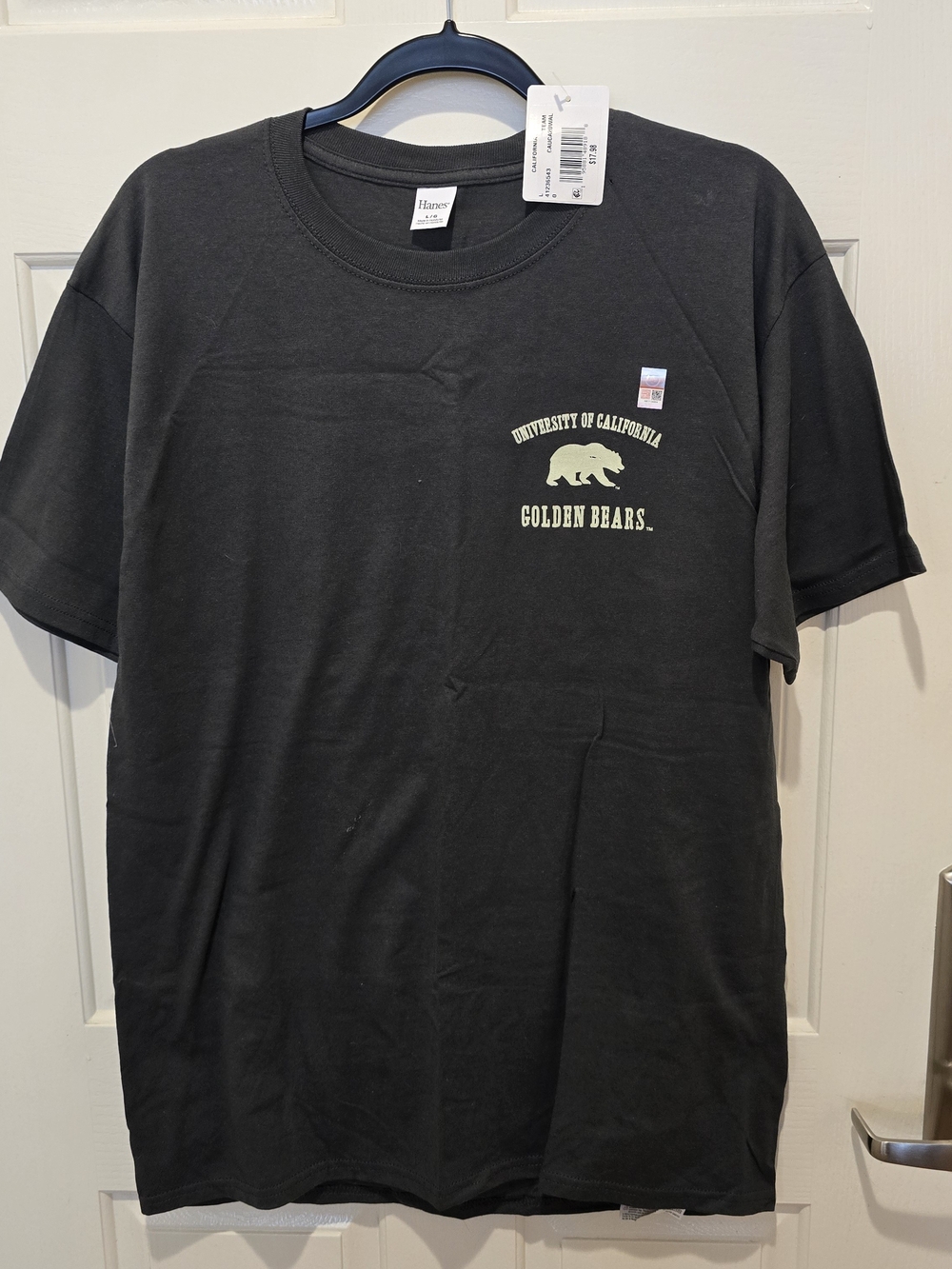University of California Golden Bears T Shirt Men’s Large Black Cal Bears Tee